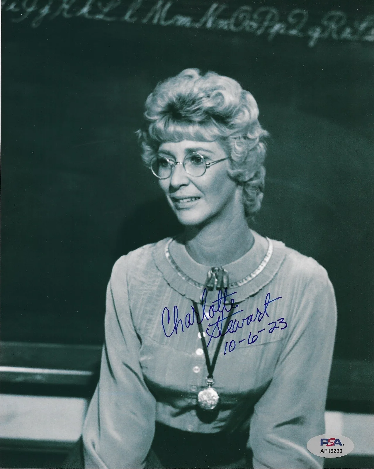 Charlotte Stewart — Charlotte Stewart PSA/DNA Signed 8x10 Photo Autographed Little House on Prairie