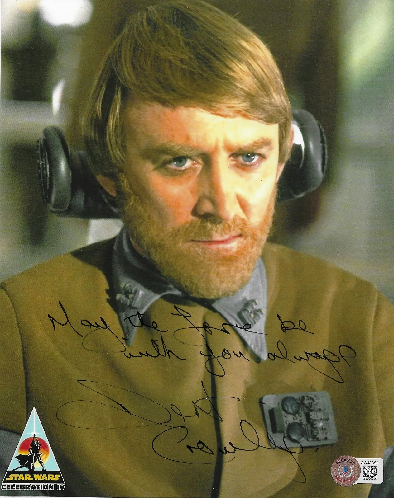 Dermot Crowley — Dermot Crowley BAS Signed 8x10 Photo Autographed Star Wars Return of the Jedi 53