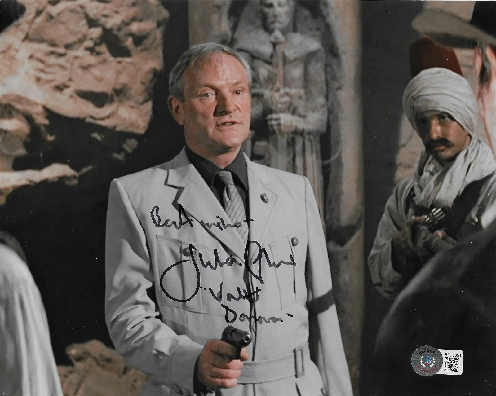 Julian Glover — Julian Glover BAS Signed 8x10 Photo Autographed Indiana Jones and Last Crusade 1