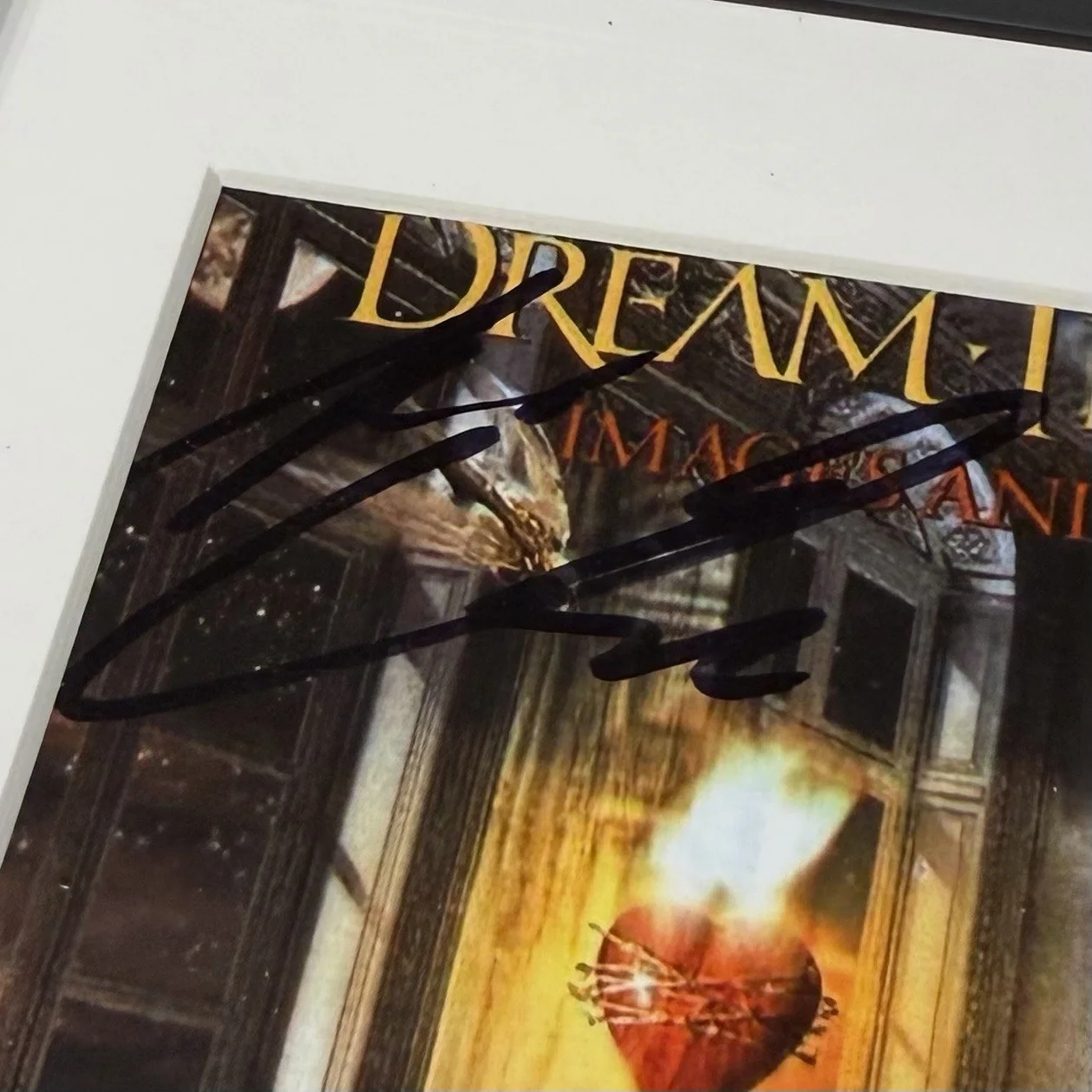 JAMES LABRIE SIGNED DREAM THEATER IMAGES WORDS CD ALBUM AUTOGRAPH FRAMED PSA COA, image 3