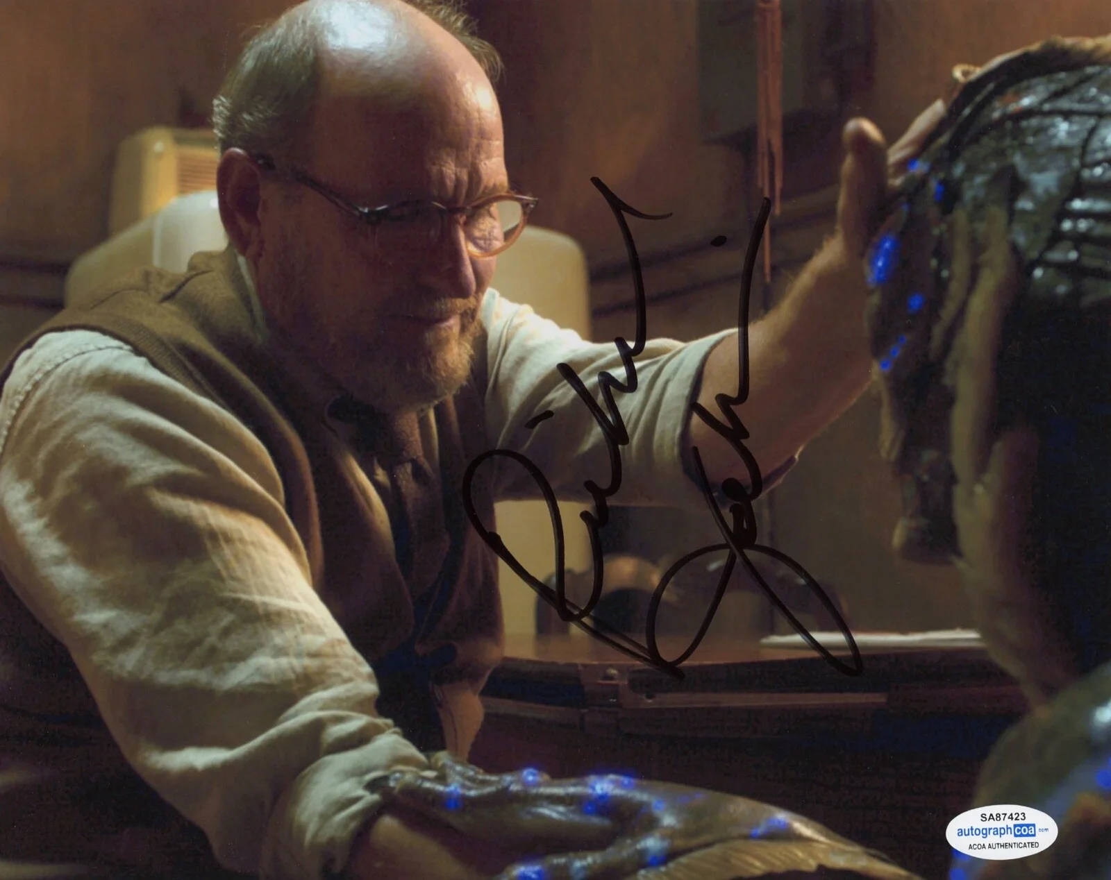 RICHARD JENKINS — Richard Jenkins signed "THE SHAPE OF WATER" 8x10 Photo EXACT PROOF d ACOA COA, изображение 4