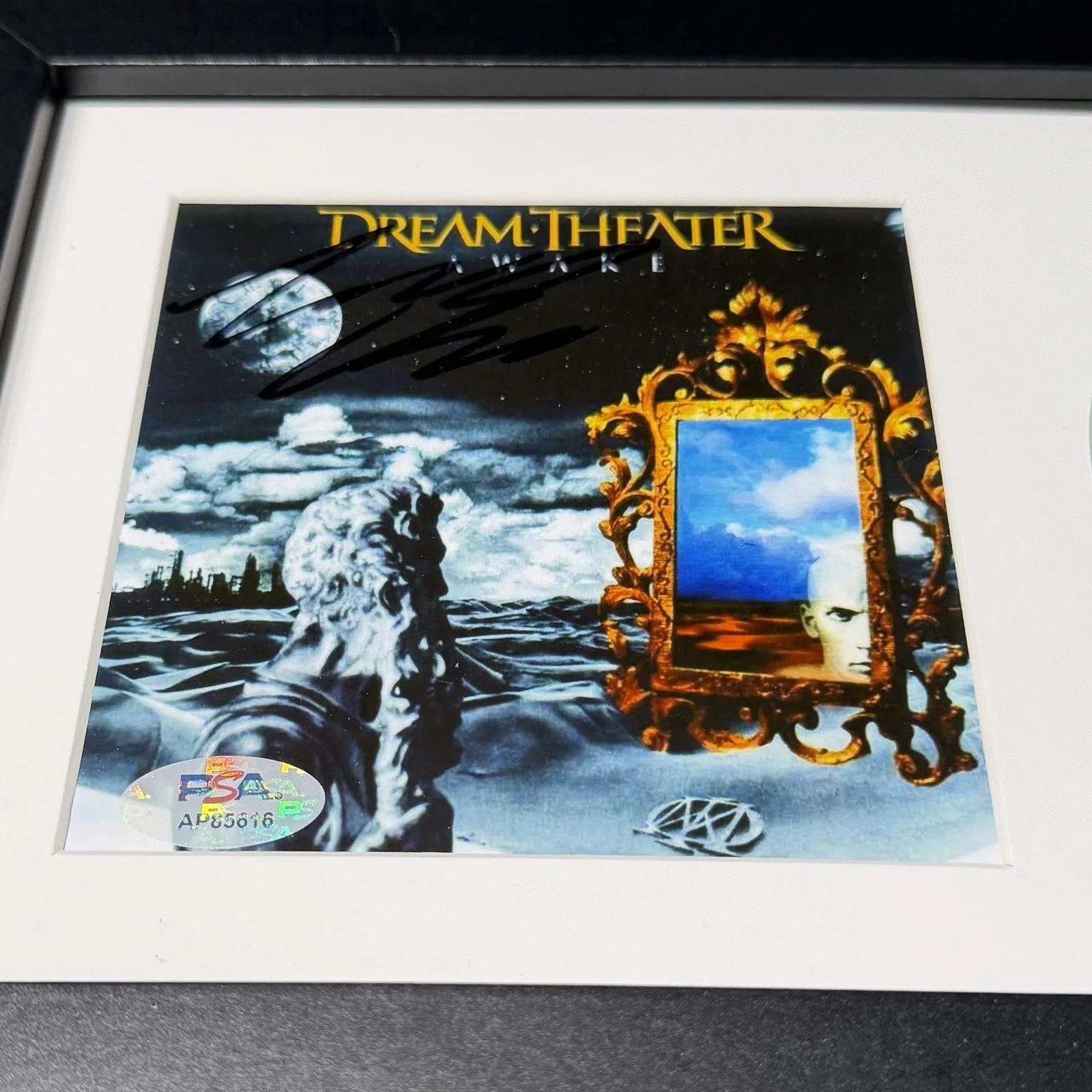 JAMES LABRIE SIGNED DREAM THEATER AWAKE CD ALBUM AUTOGRAPH FRAMED PSA COA, изображение 2