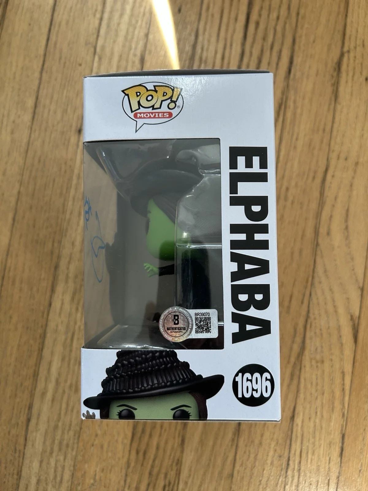 Cynthia Erivo Signed Autographed Elphaba Funko Pop #1696 Wicked BAS BECKETT COA, изображение 2