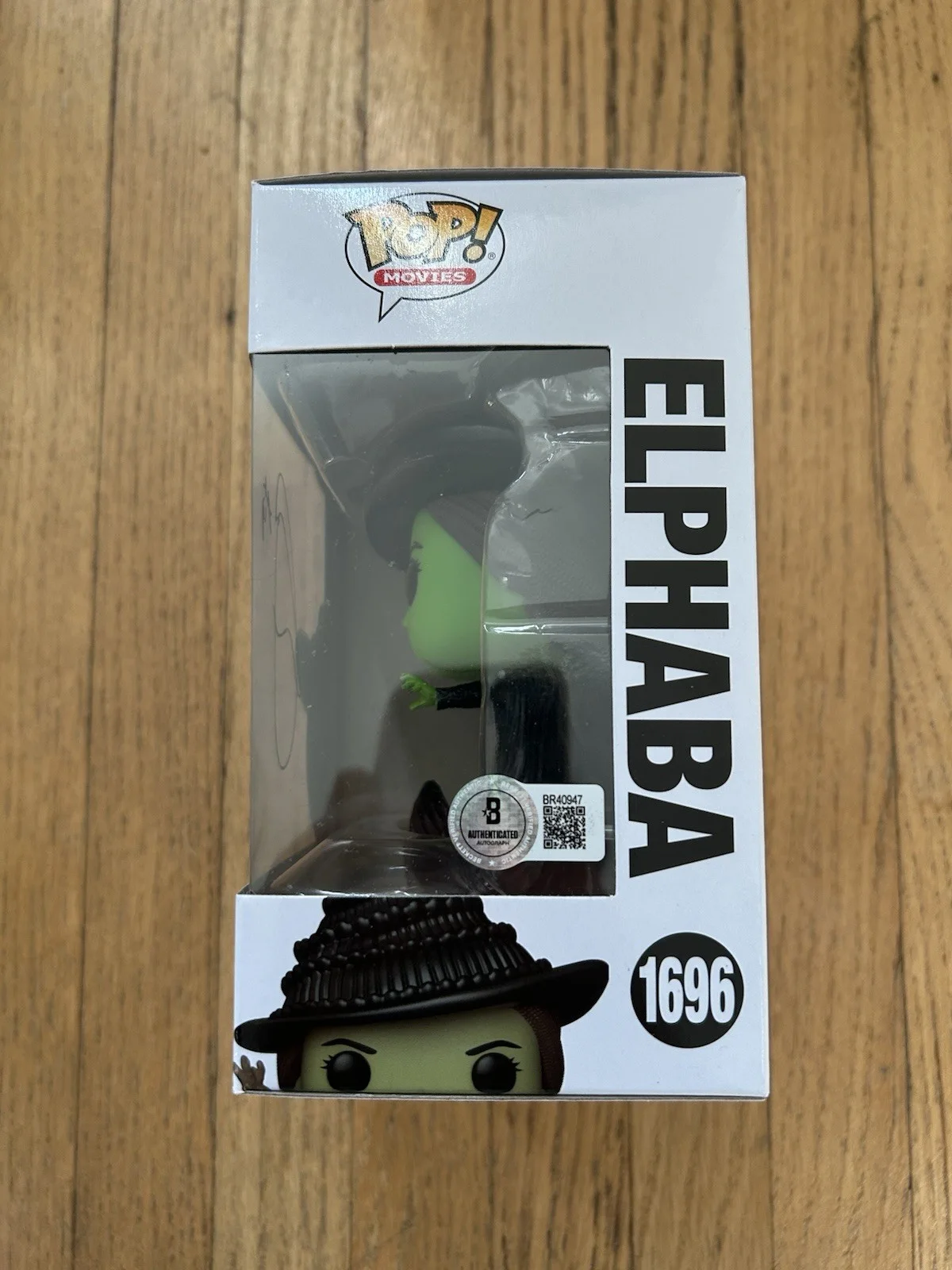 Cynthia Erivo Signed Autographed Elphaba Funko Pop #1696 Wicked BAS BECKETT COA, image 2