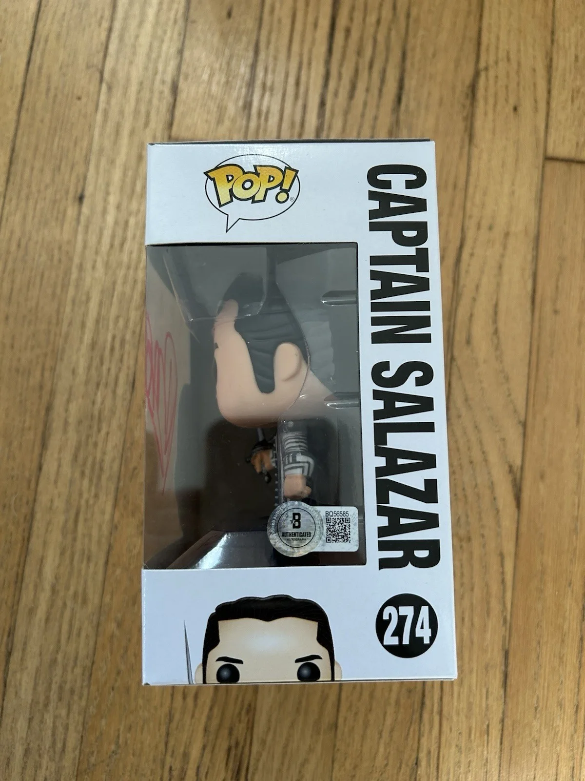 Javier Bardem Signed Autographed Captain Salazar Funko Pop #274 BAS BECKETT COA, изображение 2
