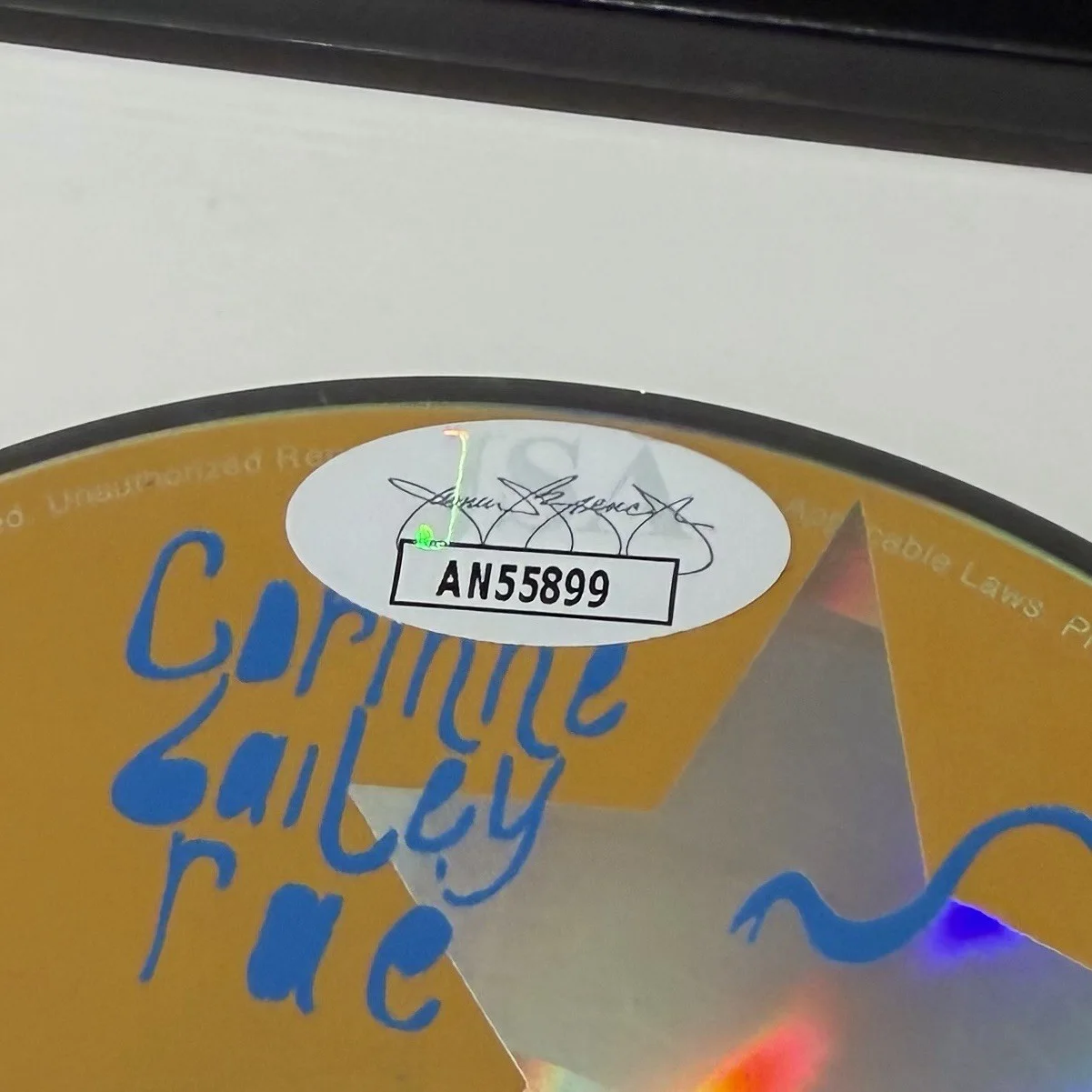 CORINNE BAILEY RAE SIGNED SELF TITLED CD ALBUM RECORD AUTOGRAPH FRAMED JSA COA, image 4