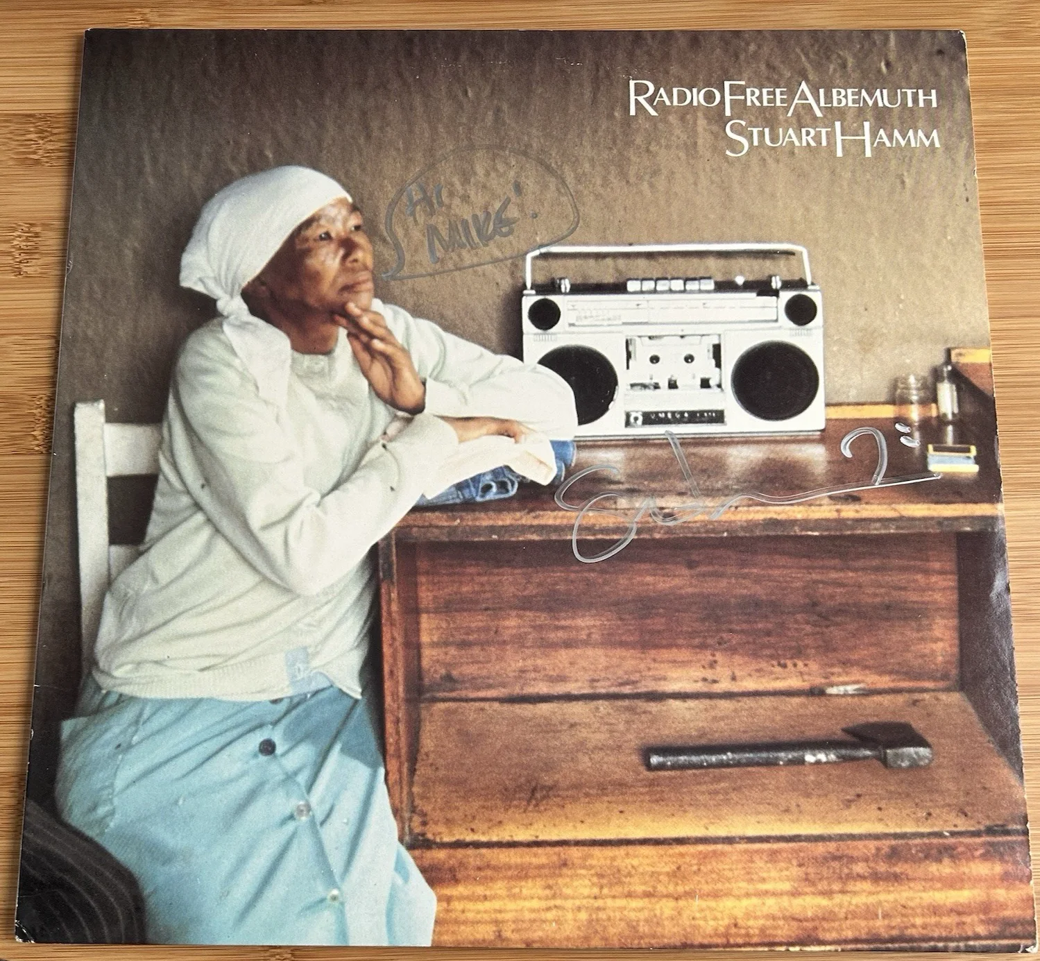 Stuart Hamm “Radio Free Albemuth” Vinyl - Autographed/Signed, image 2