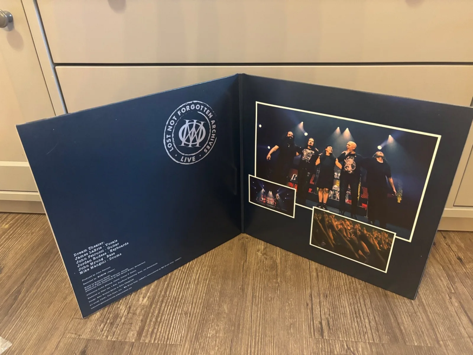 DREAM THEATRE SIGNED AUTOGRAPHED LP VINYL LIVE IN JAPAN X5 JOHN MYUNG RARE, изображение 4