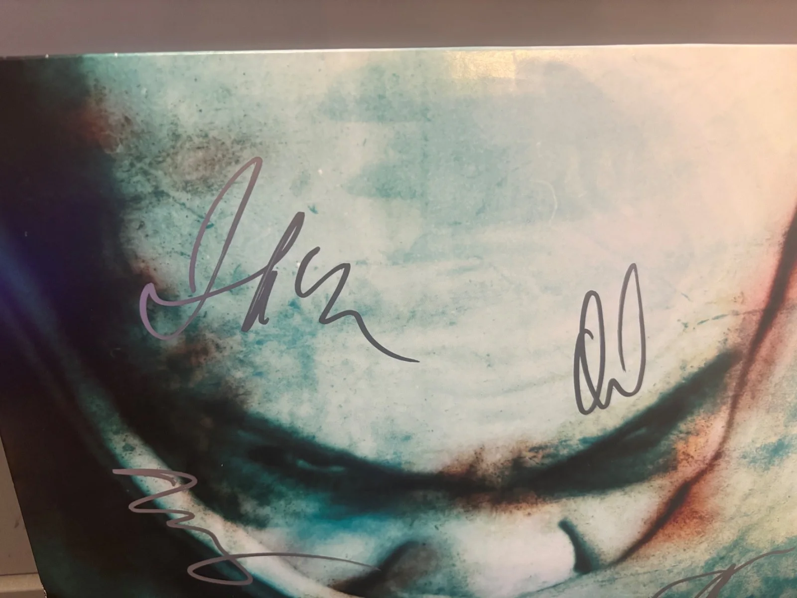 DISTURBED SIGNED AUTOGRAPHED LP VINYL TEN THOUSAND FISTS X4 DAVID DRAIMAN RARE, image 2