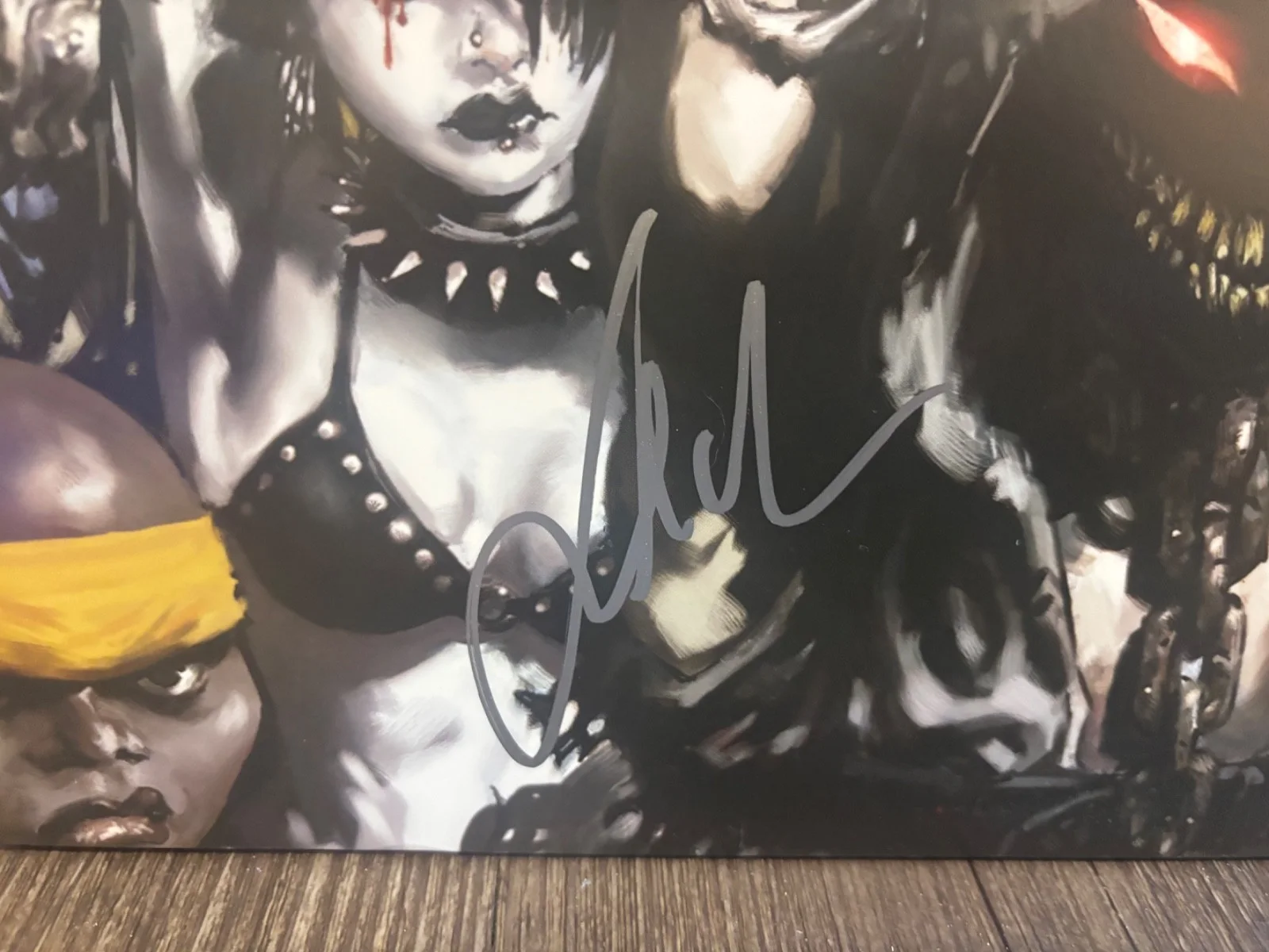 DISTURBED SIGNED AUTOGRAPHED LP VINYL TEN THOUSAND FISTS X4 DAVID DRAIMAN RARE, image 2