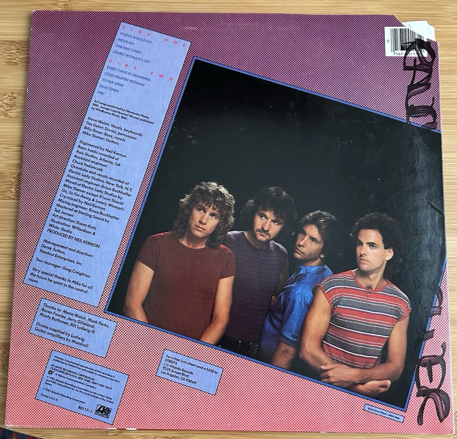 Streets (Kansas) "1st" Vinyl - Autographed/Signed - Steve Walsh & Billy Greer, изображение 5