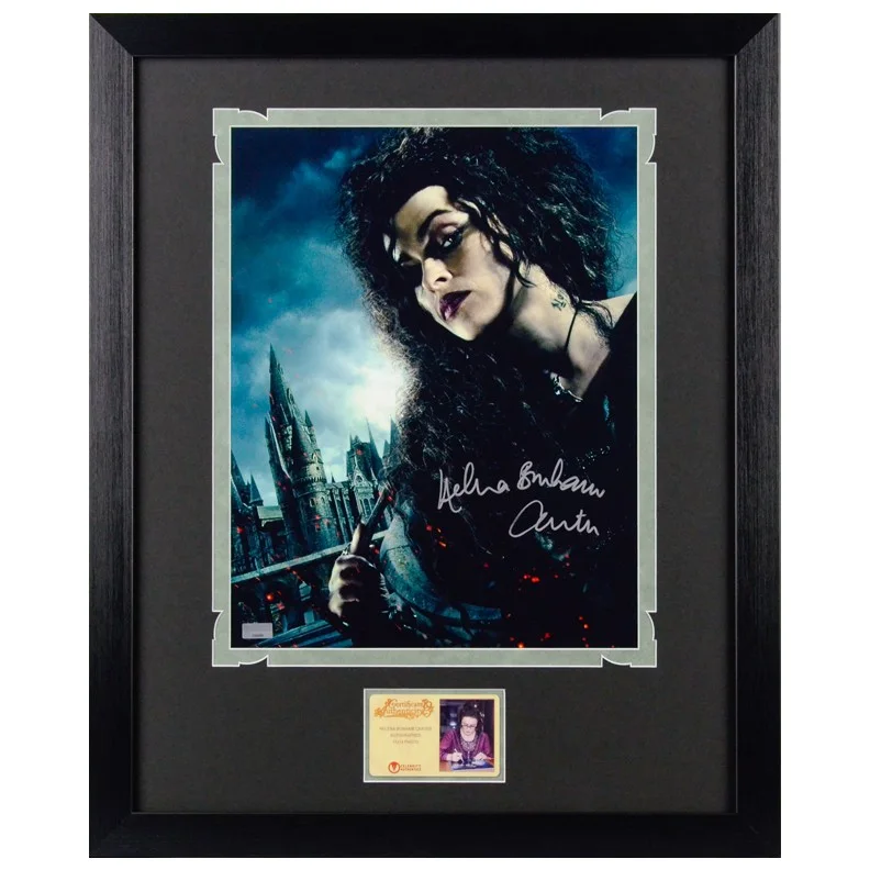 Helena Bonham Carter — Helena Bonham Carter Autographed Harry Potter Bellatrix 11x14 Framed Photo