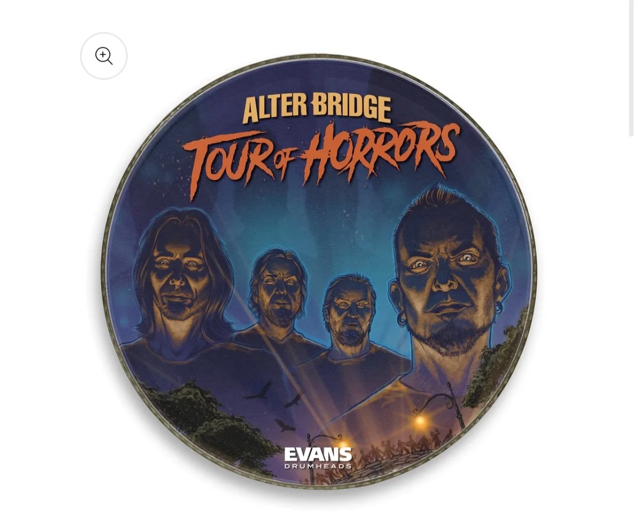 Alter Bridge - Tour Of Horrors Limited Edition 10-inch Drumhead New, изображение 4