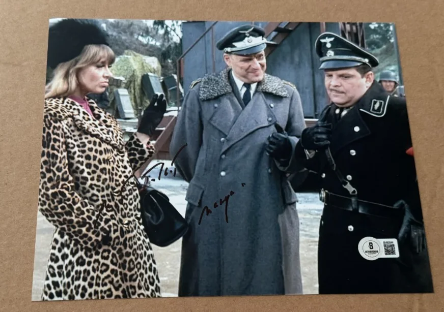 NITA TALBOT — NITA TALBOT SIGNED HOGANS HEROES 8X10 PHOTO BECKETT CERTIFIED
