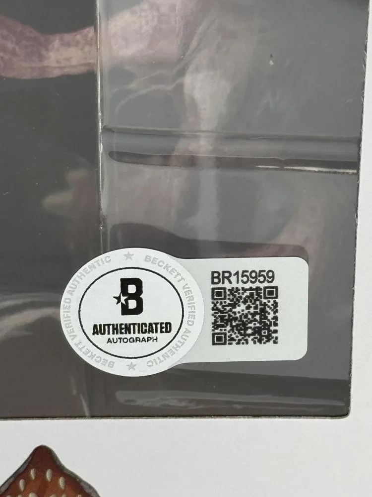 MARK STEGER — MARK STEGER SIGNED DEMOGORGON CHASE FUNKO POP STRANGER THINGS AUTOGRAPH BAS 959, image 2