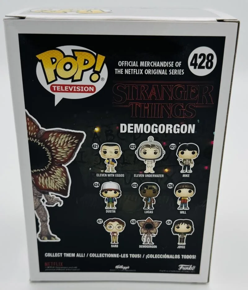 MARK STEGER — MARK STEGER SIGNED DEMOGORGON CHASE FUNKO POP STRANGER THINGS AUTOGRAPH BAS 959, image 3