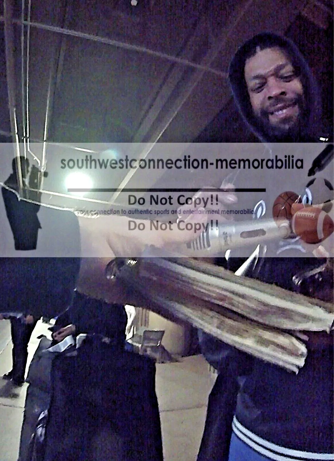 DeRay Davis — DeRay Davis Signed Microphone Photo Proof Autograph Standup Comedy Barbershop, изображение 2