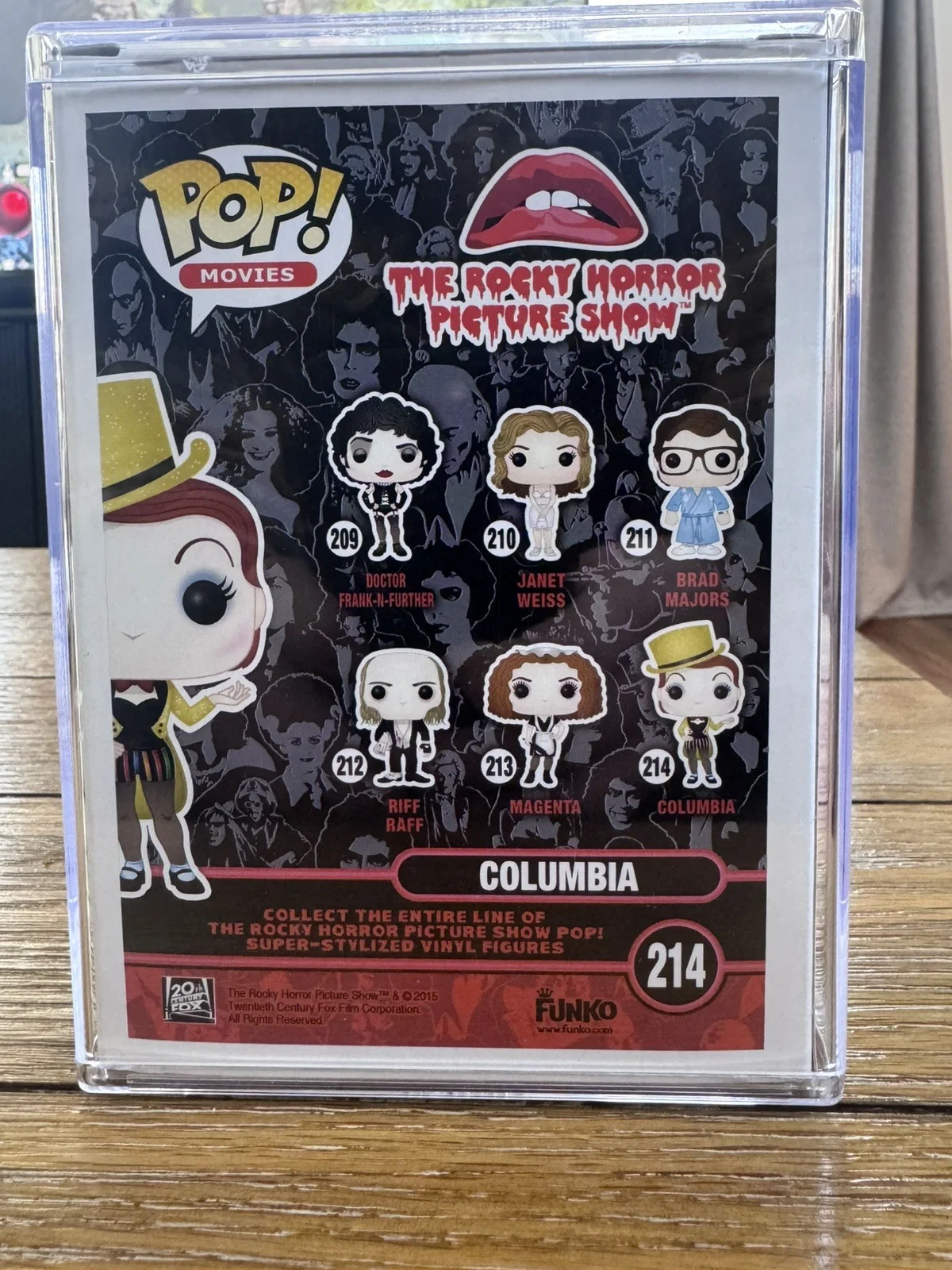Nell Campbell — NELL CAMPBELL SIGNED FUNKO POP ROCKY HORROR PICTURE SHOW AUTOGRAPH COLUMBIA 214, image 2