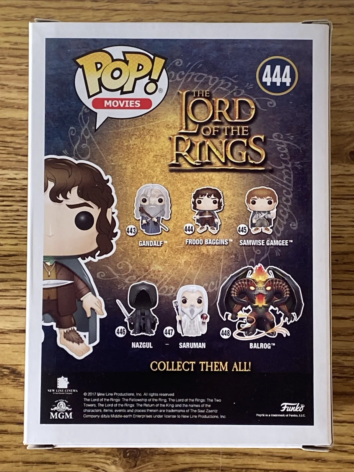 Elijah Wood — Elijah Wood Autographed Lord of the Rings Funko Pop #444 Frodo Baggins, изображение 4