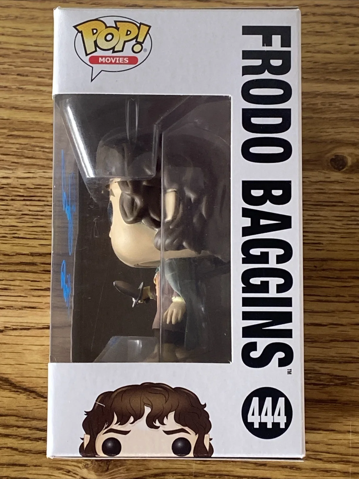 Elijah Wood — Elijah Wood Autographed Lord of the Rings Funko Pop #444 Frodo Baggins, изображение 3
