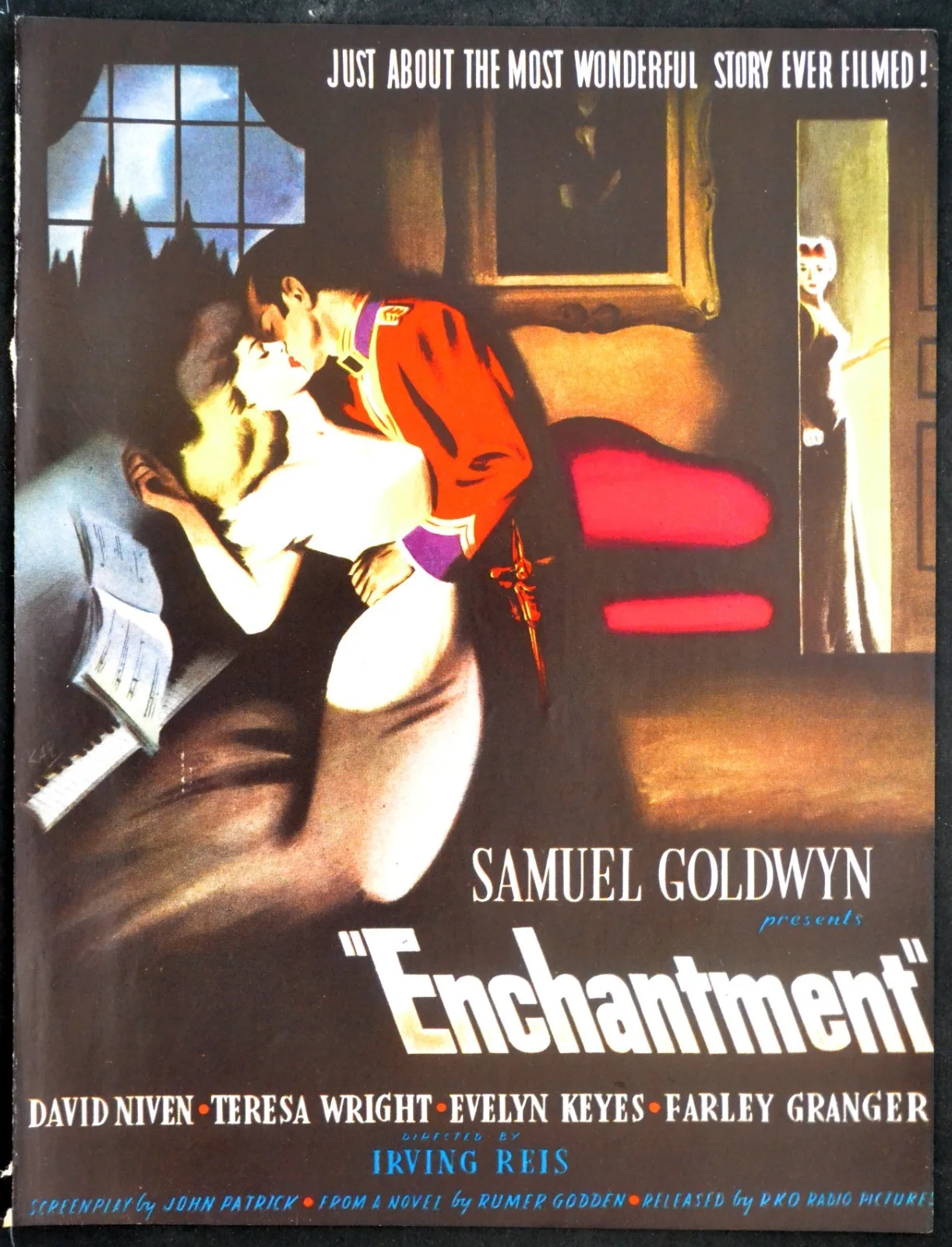 MAN ON THE RUN 1949 Derek Farr, Joan Hopkins, Edward Underdown TRADE ADVERT, изображение 2