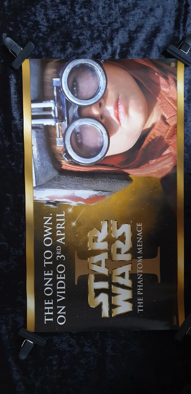 Star Wars Episode I The Phantom Menace – 2000 Video Release Poster – Anakin, изображение 4