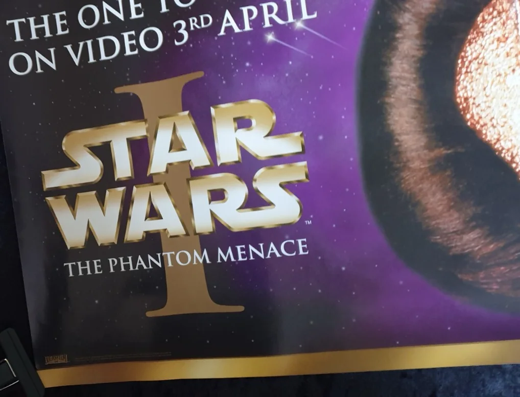 Star Wars Episode I The Phantom Menace – 2000 Video Release Poster – Sabé, image 2