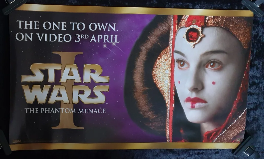 Star Wars Episode I The Phantom Menace – 2000 Video Release Poster – Sabé, image 5