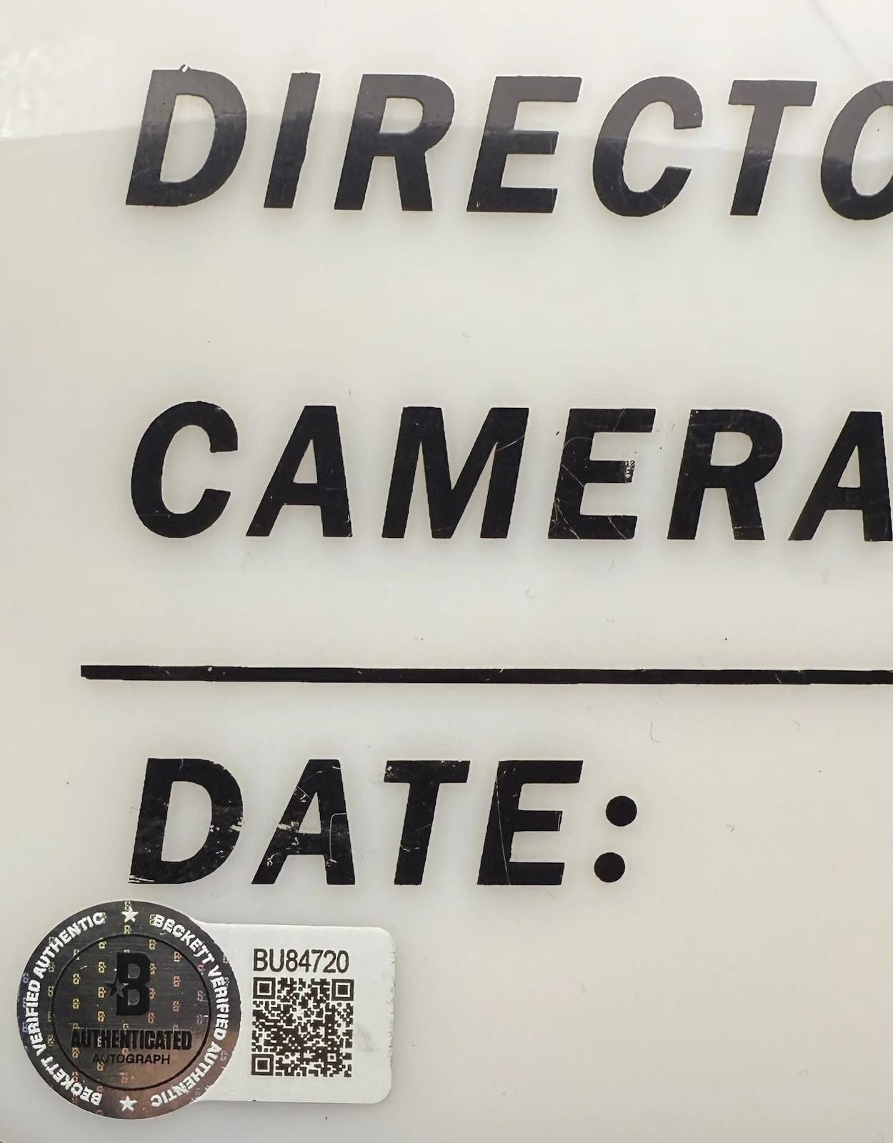 Guillermo Del Toro — Guillermo Del Toro Autograph Signed Director’s Clapboard with Beckett COA, изображение 4