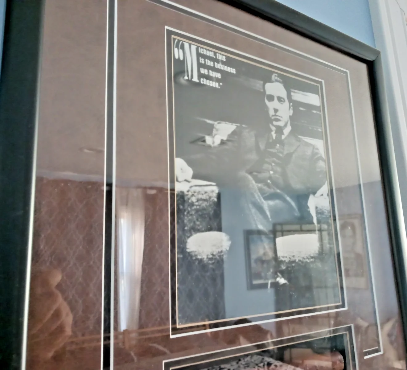 AL PACINO GODFATHER FRAMED PHOTO + COHEBA CIGAR + DUMMY BULLETS 21X17" NICE!!!, изображение 4