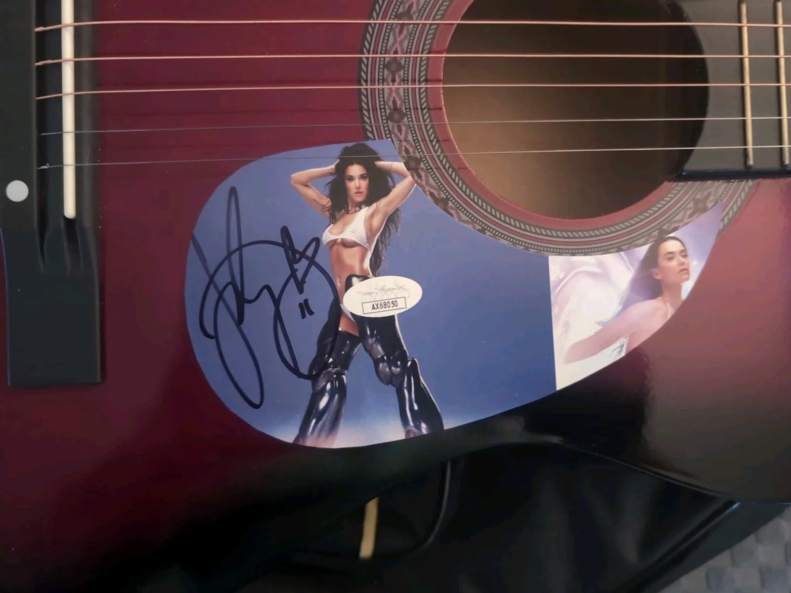 Katy Perry Signed Autographed 38 Inch Acoustic Guitar (JSA), image 2