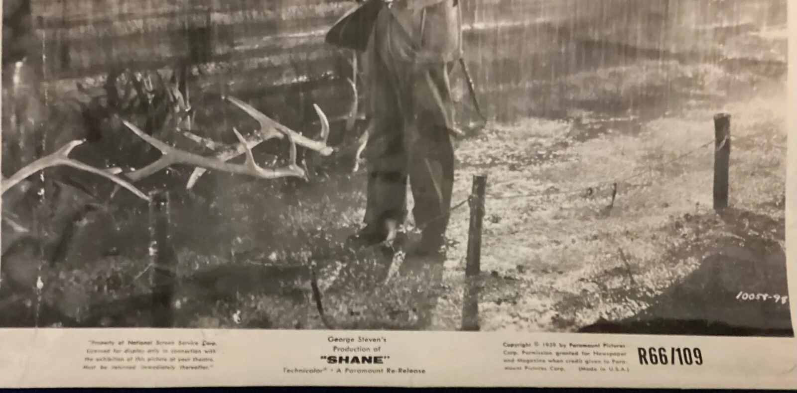 Shane 1966 re-release original movie photo still (3), изображение 4