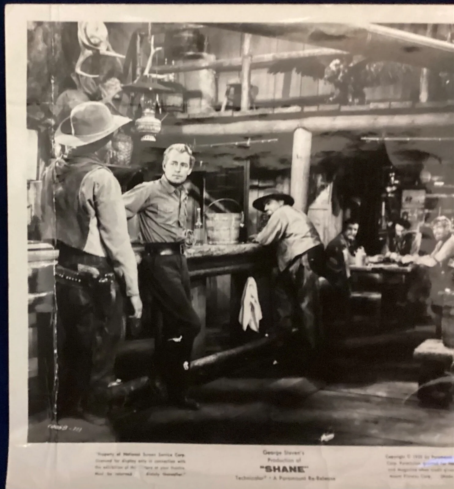 Shane 1966 re-release original movie photo still (4), изображение 4