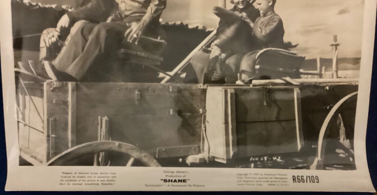 Shane 1966 re-release original movie photo still (1), изображение 2
