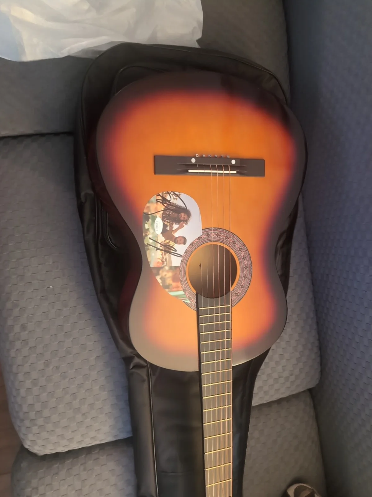 Dan and Shay Dual-Signed Autograph Custom Acoustic Guitar JSA COA, image 2