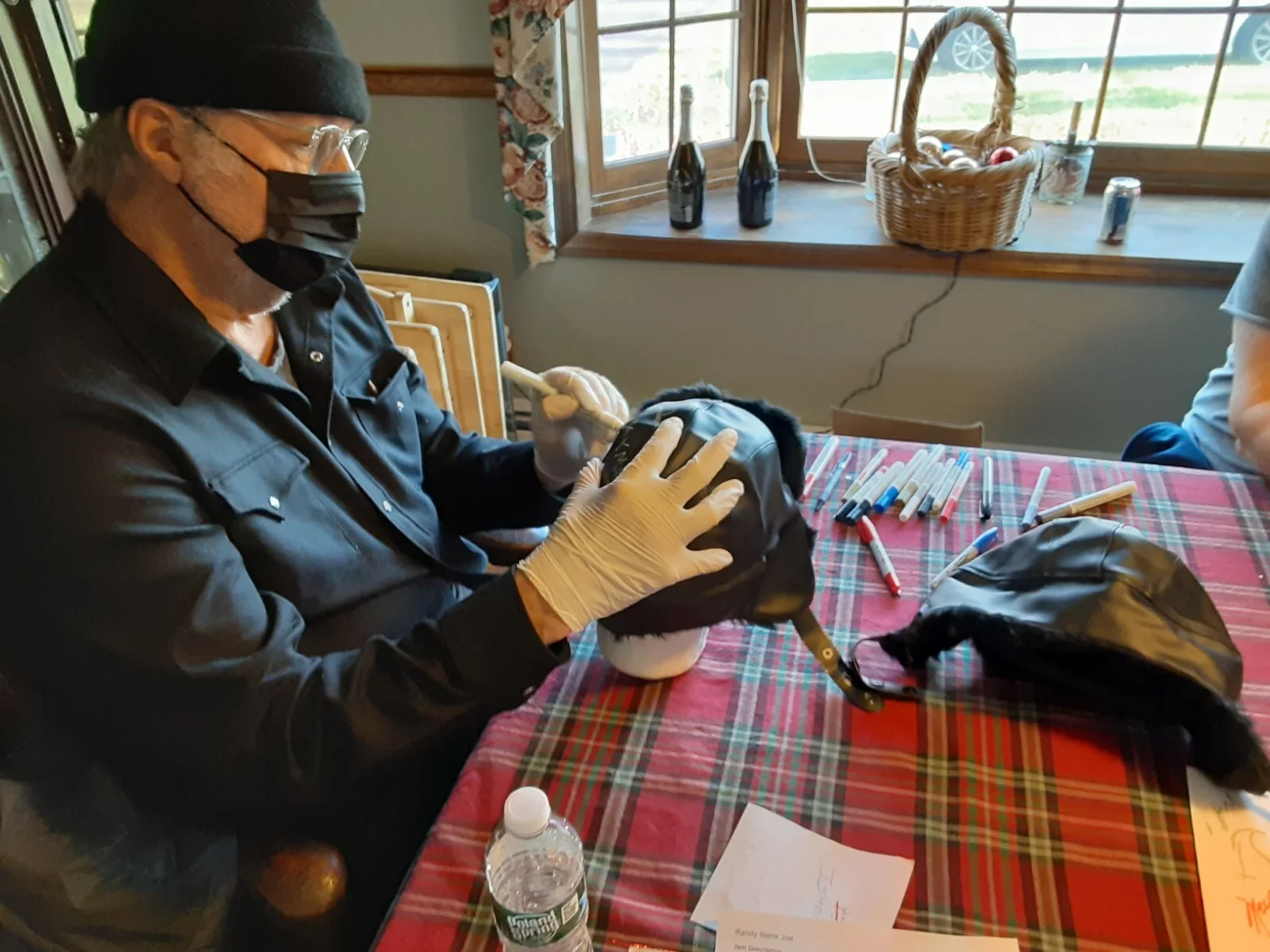 Randy Quaid — Christmas Vacation Randy Quaid Signed Hat Merry Xmas Shi$ters Full Cousin Ed JSA, изображение 3
