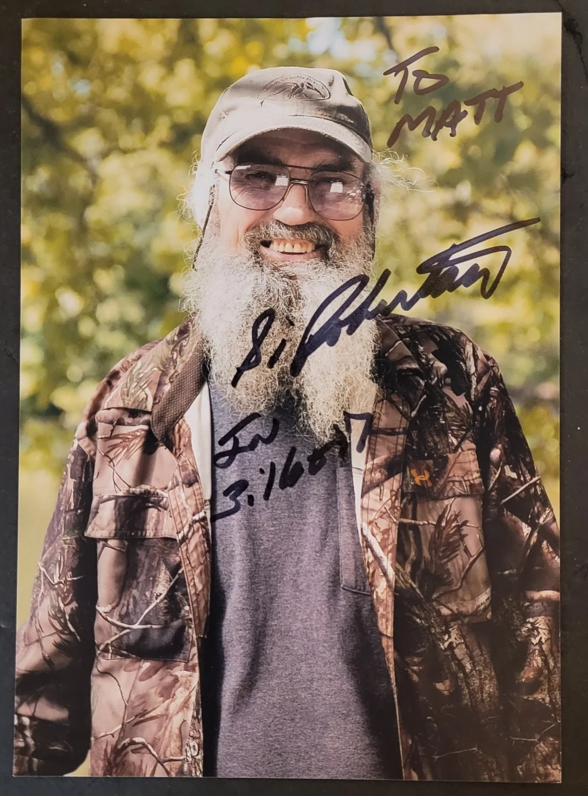 Si Robertson — Si Robertson Television Duck Dynasty Autographed Signed 5"x7" Photos - Lot of 2, изображение 2