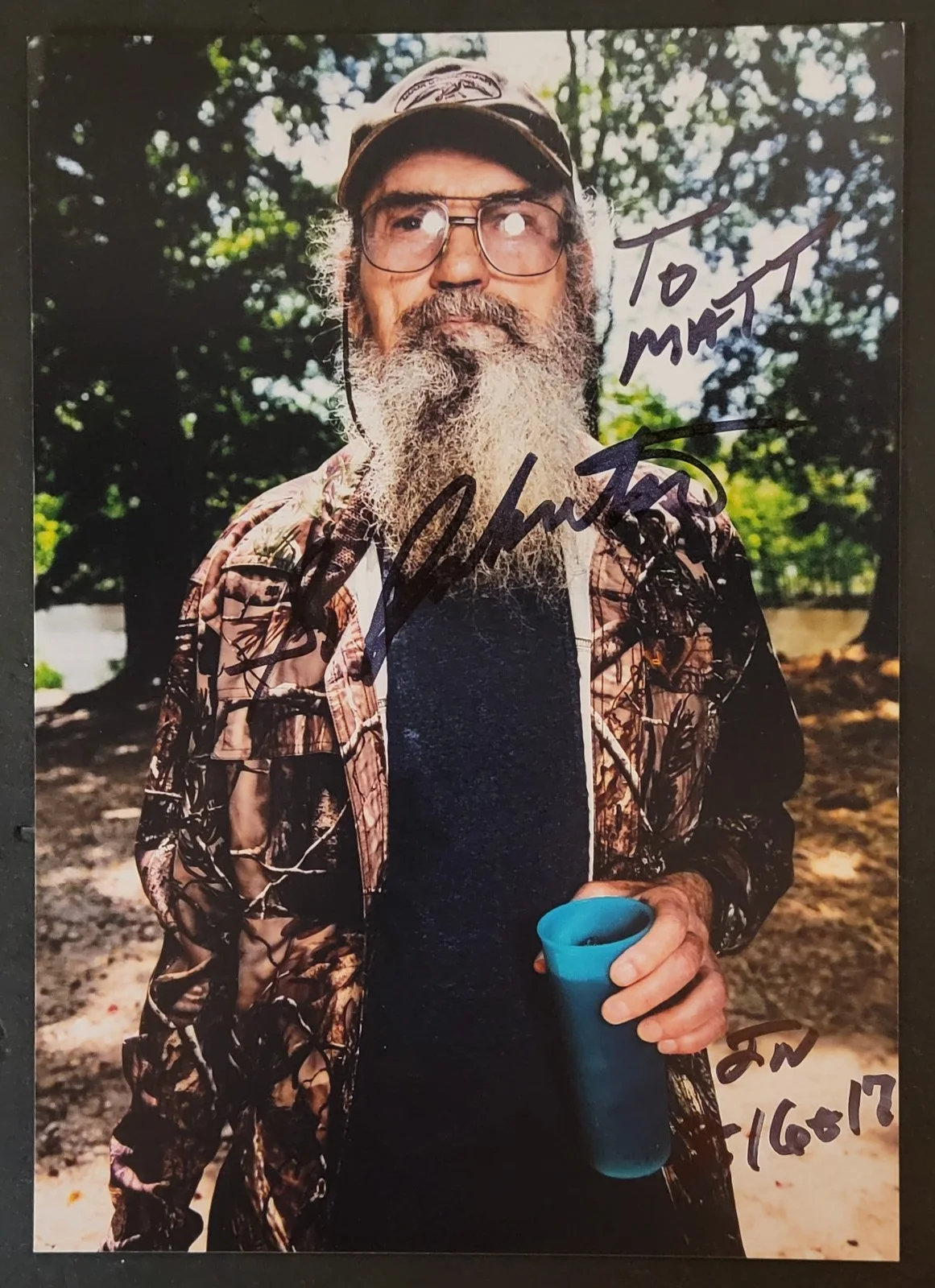 Si Robertson — Si Robertson Television Duck Dynasty Autographed Signed 5"x7" Photos - Lot of 2, изображение 4