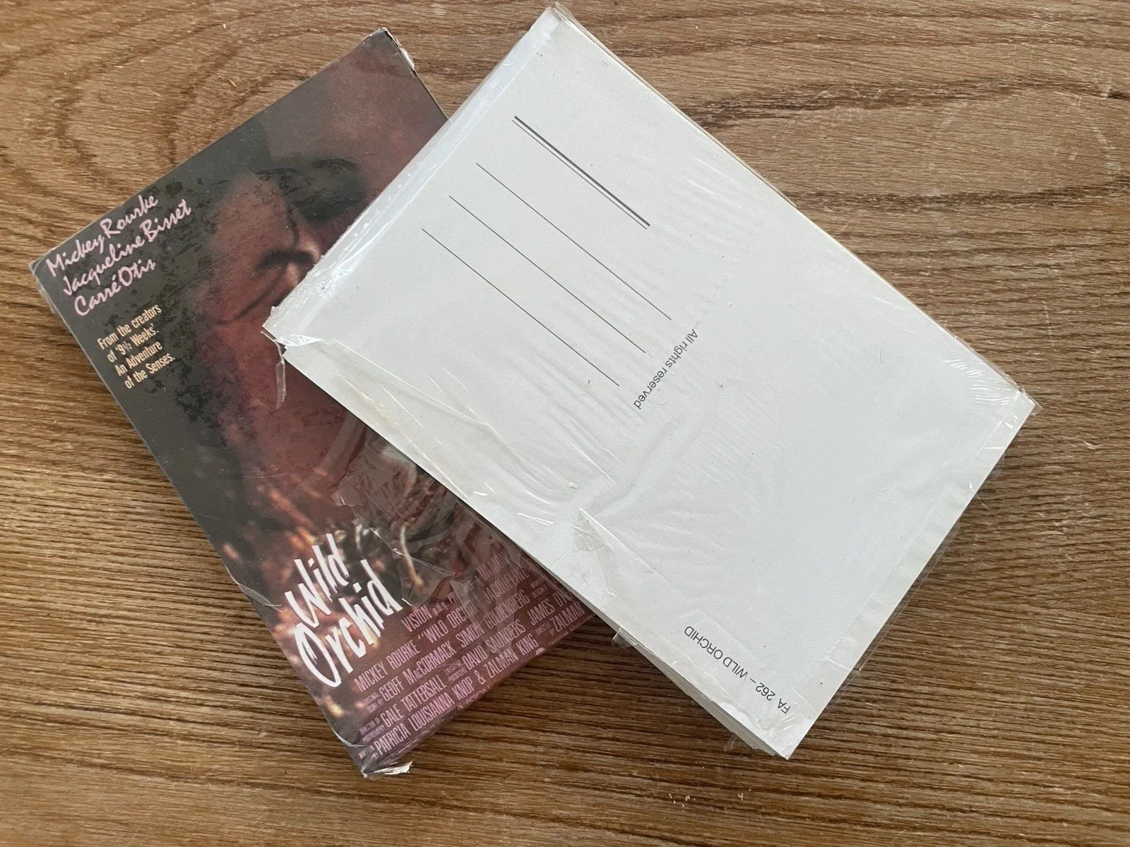 1990’s Sealed Movie Promo Wild Orchid Promotional Cinema Postcard Packs, изображение 2