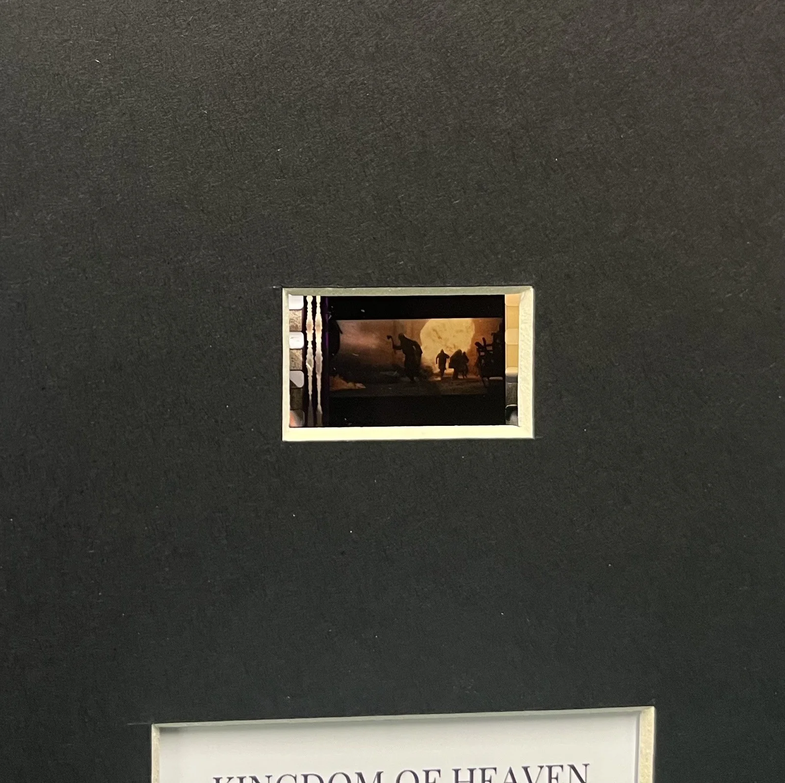 KINGDOM OF HEAVEN. Orlando Bloom. 35mm Film Cell Mounted Display, изображение 2