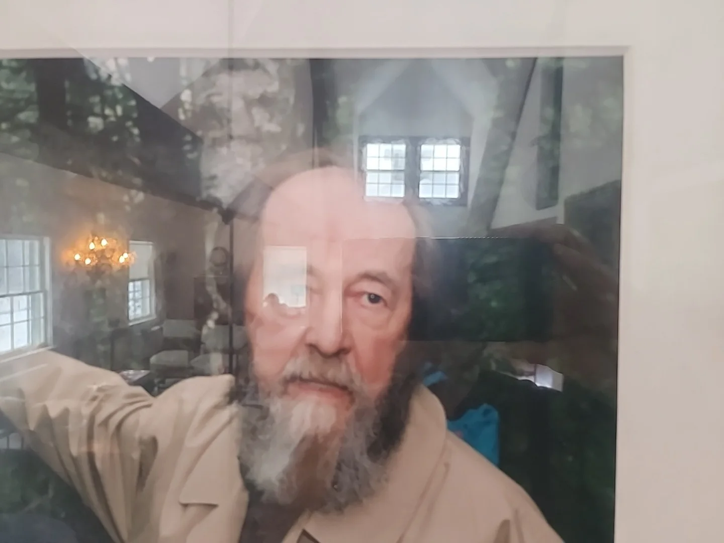 Rare Alexander Solzhenitzyn Photograph Signed Steve Rose Cavendish VERMONT 1994, image 4