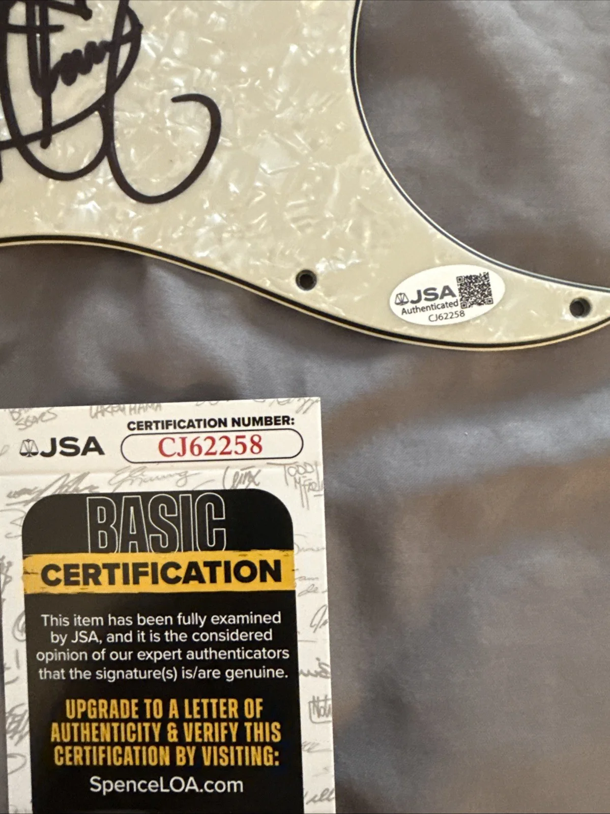 Lauren Alaina Signed Autographed Guitar Pick Guard Country Music JSA Certified, image 3
