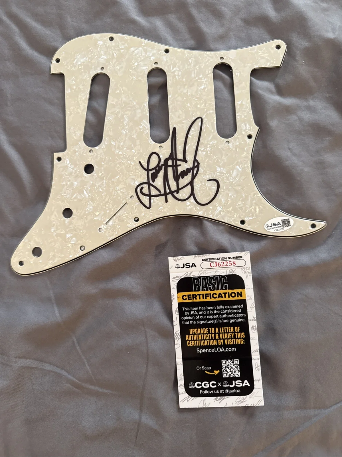 Lauren Alaina Signed Autographed Guitar Pick Guard Country Music JSA Certified, image 5