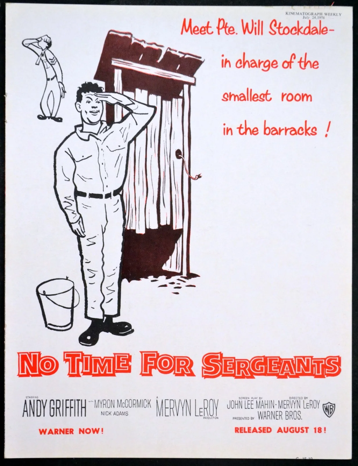 A TIME TO LOVE AND A TIME TO DIE 1958 John Gavin, Liselotte Pulver TRADE ADVERT, изображение 3