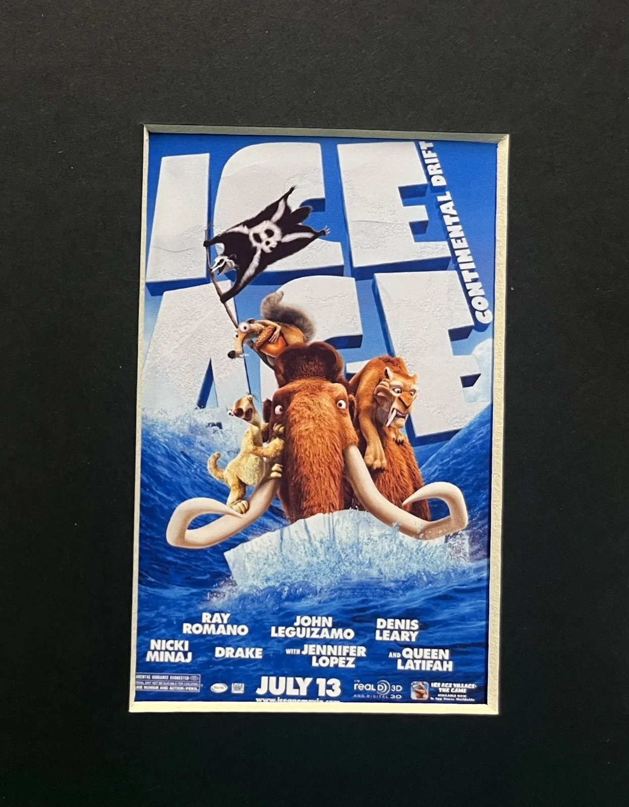 ICE AGE . CONTINENTAL DRIFT. . 35mm Film Cell Mounted Display, image 3