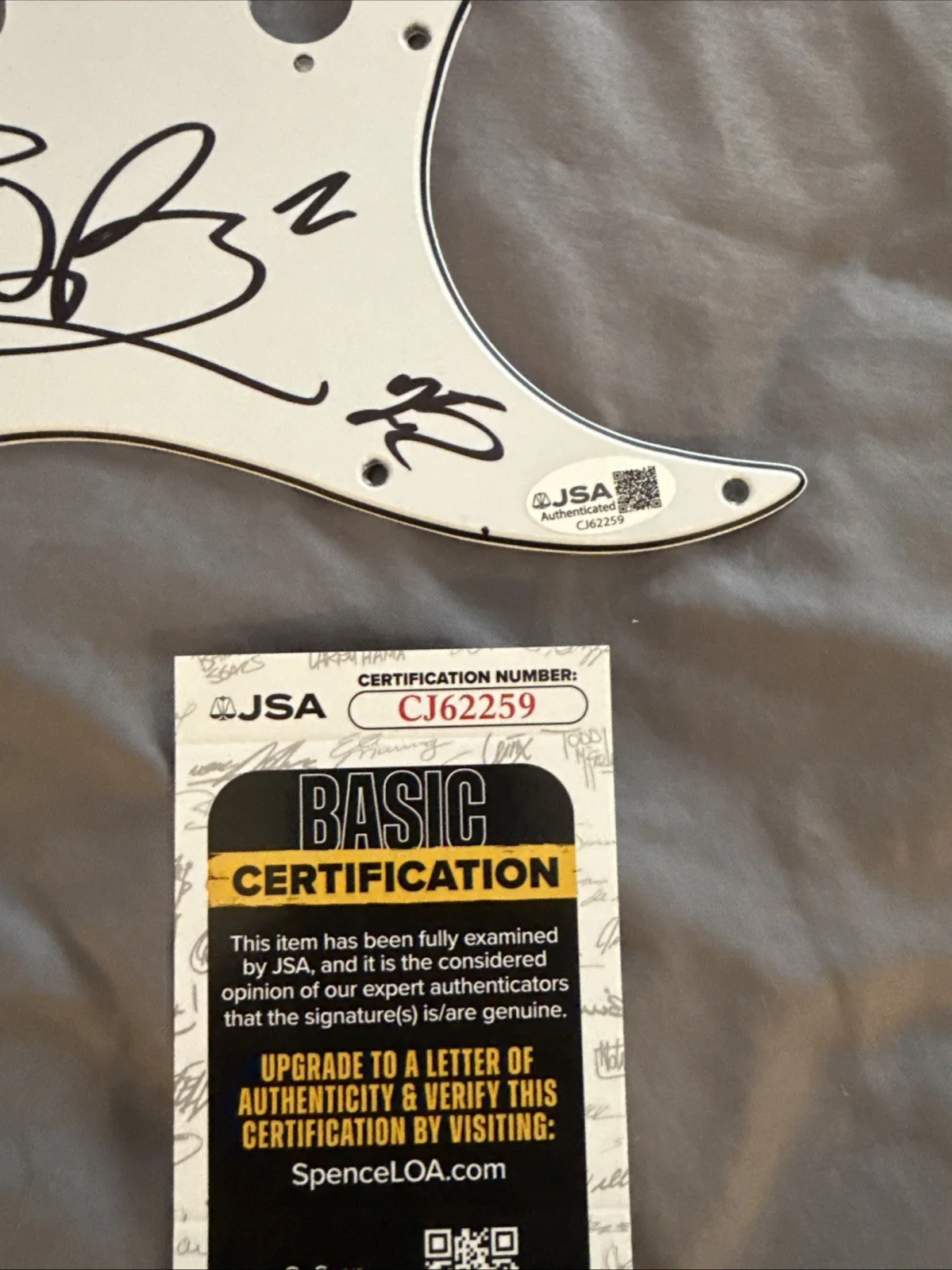 Vanilla Ice Signed, Autographed, Ice Ice Baby Rap Pick Guard JSA Certified, image 3