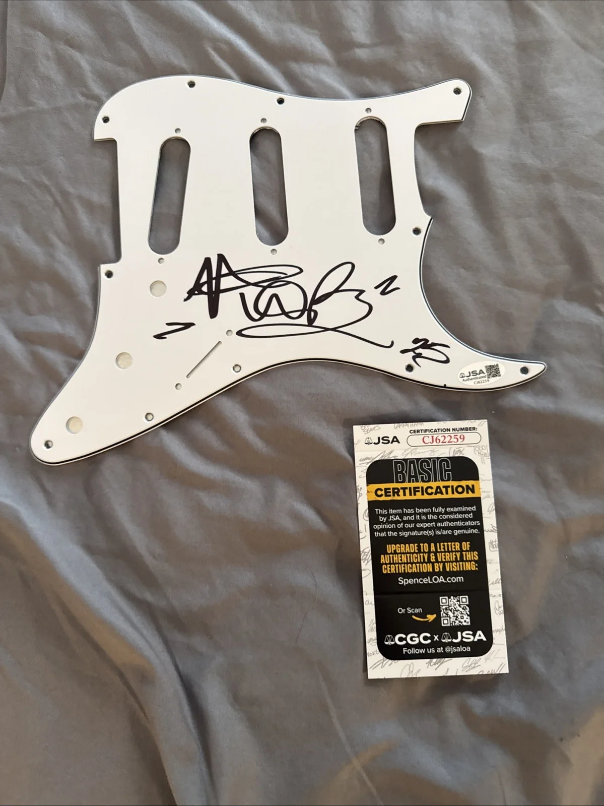 Vanilla Ice Signed, Autographed, Ice Ice Baby Rap Pick Guard JSA Certified, image 4