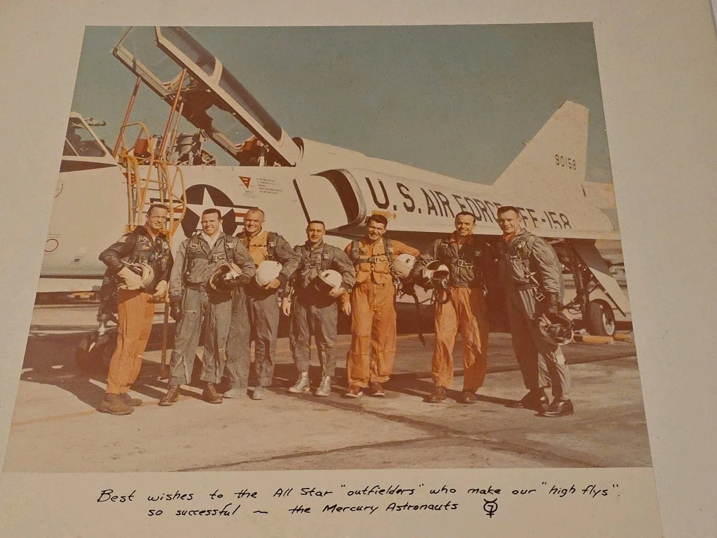 Mercury 7 Astronauts — Rare Mercury 7 Astronauts Signed Photo, image 4