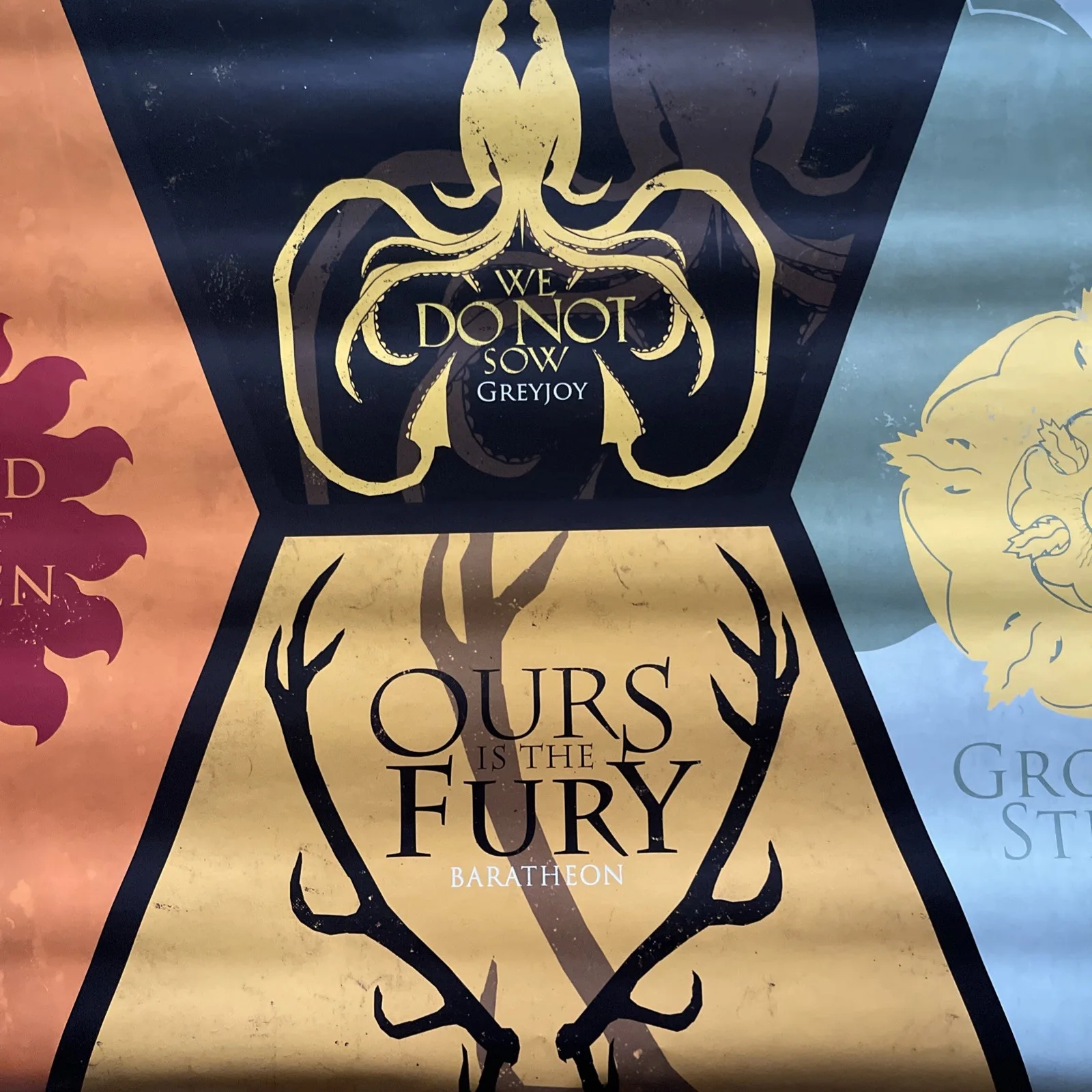 Game Of Thrones Houses Of Westeros Poster, изображение 3
