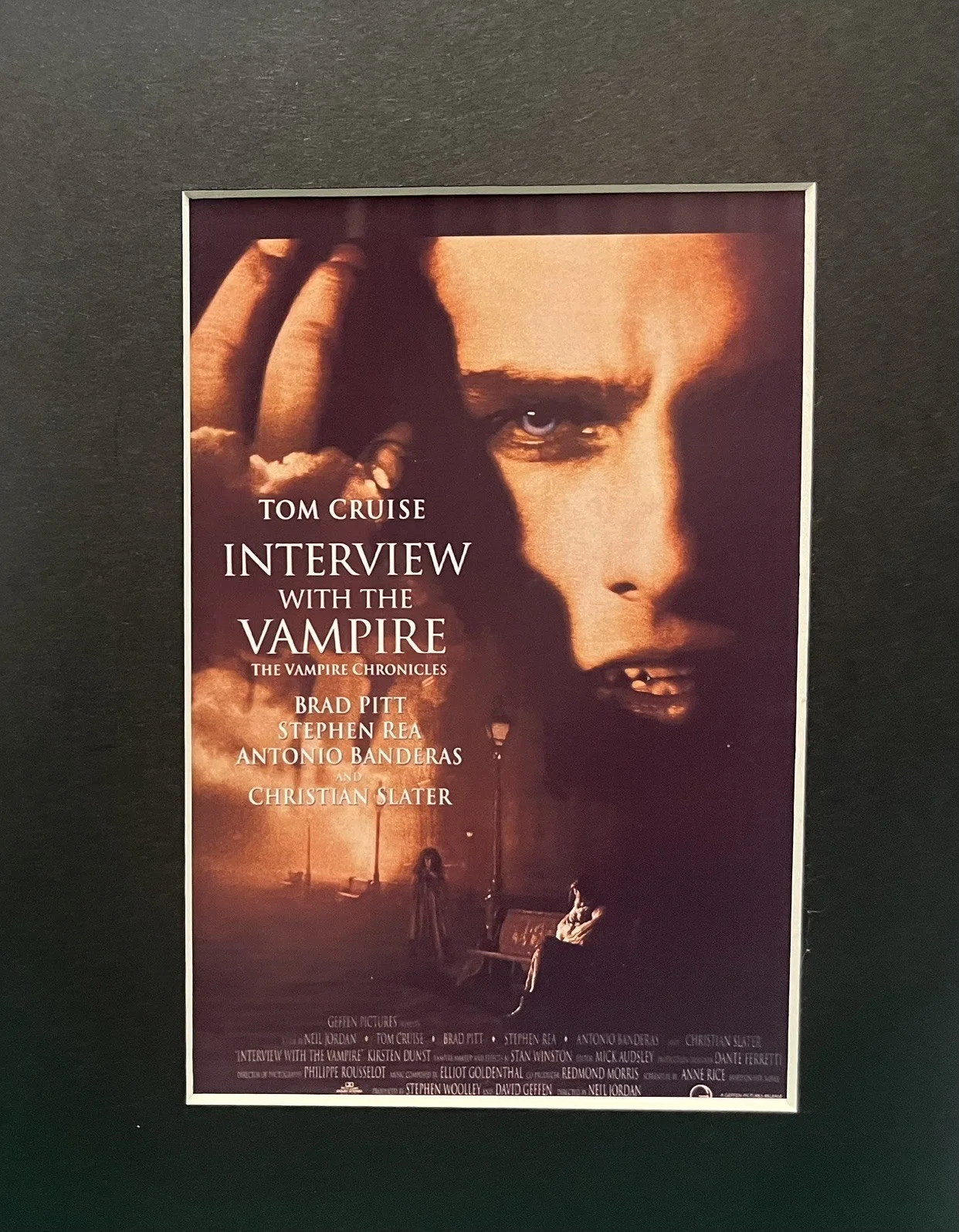 INTERVIEW WITH THE VAMPIRE . . Tom Cruise. 35mm Film Cell MOUNTED DISPLAY, image 2